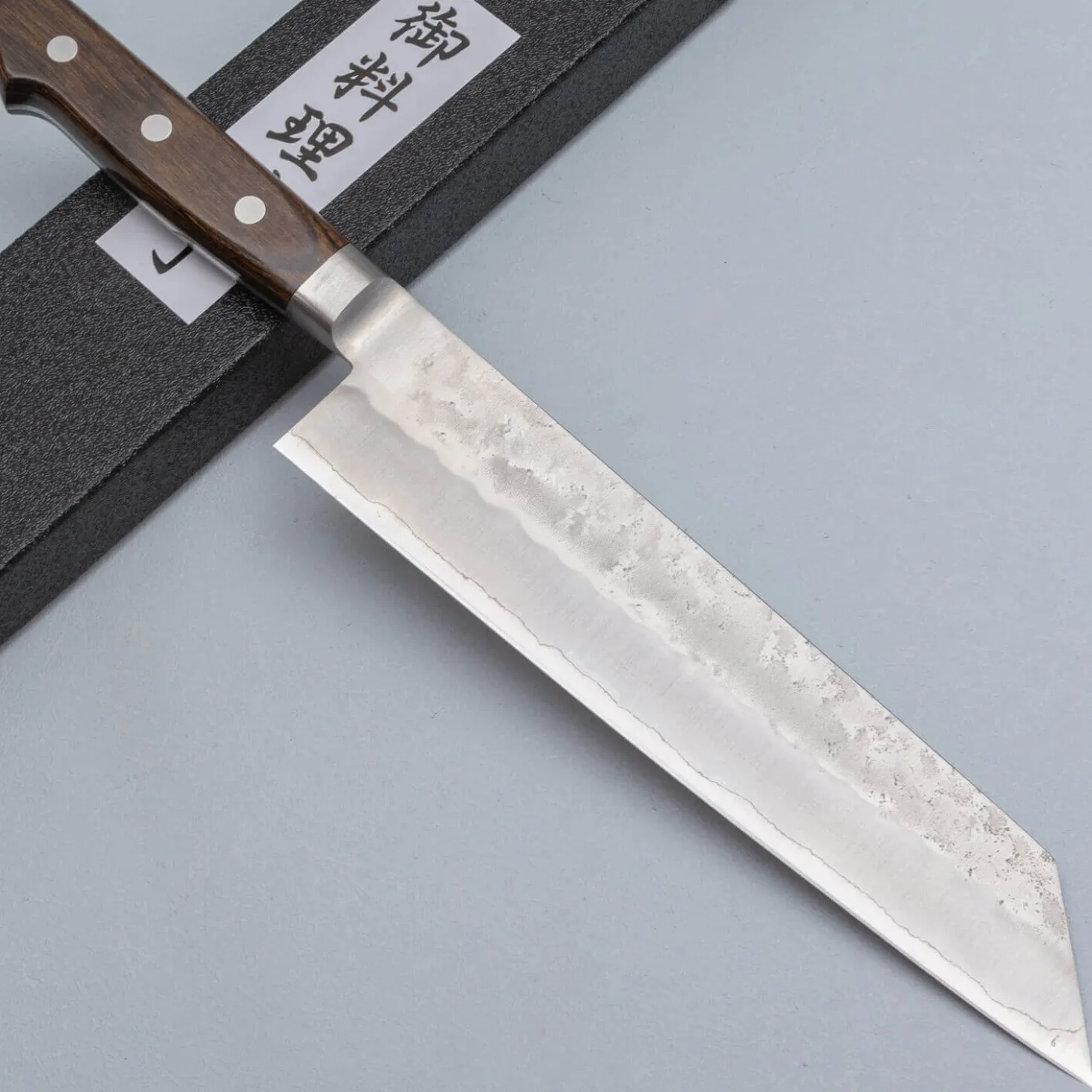 Tsunehisa Ginsan Nashiji Brown Kiritsuke 21 cm