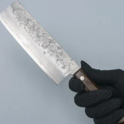 Tsunehisa Ginsan Nashiji Brown Nakiri 16.5 cm