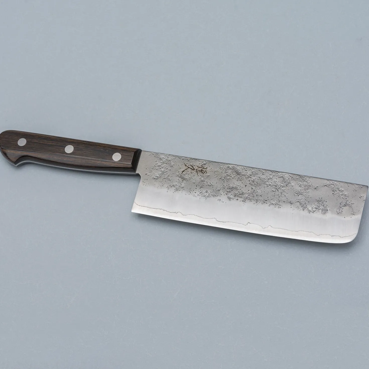 Tsunehisa Ginsan Nashiji Brown Nakiri 16.5 cm