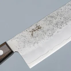 Tsunehisa Ginsan Nashiji Brown Nakiri 16.5 cm