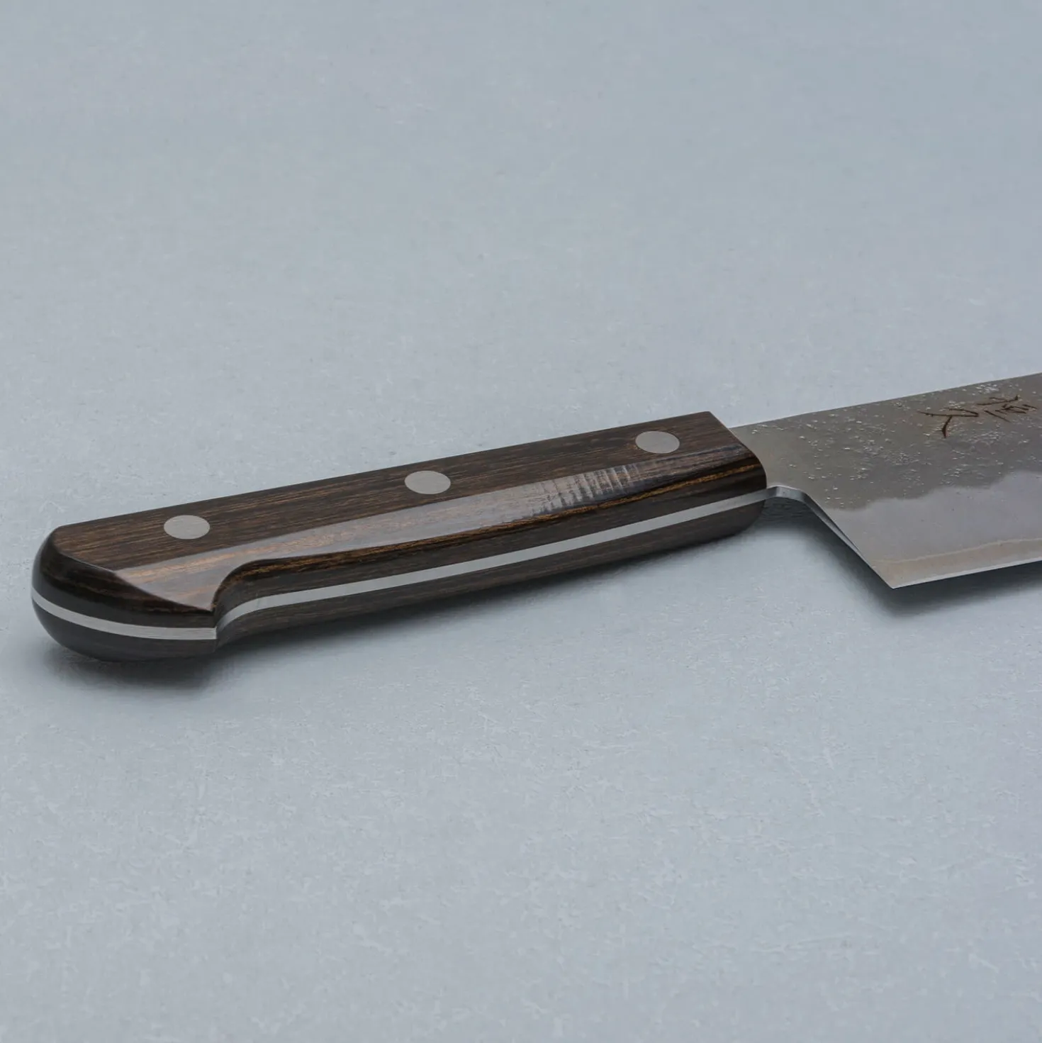 Tsunehisa Ginsan Nashiji Brown Nakiri 16.5 cm