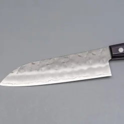 Tsunehisa Ginsan Nashiji Purple Santoku 17 cm