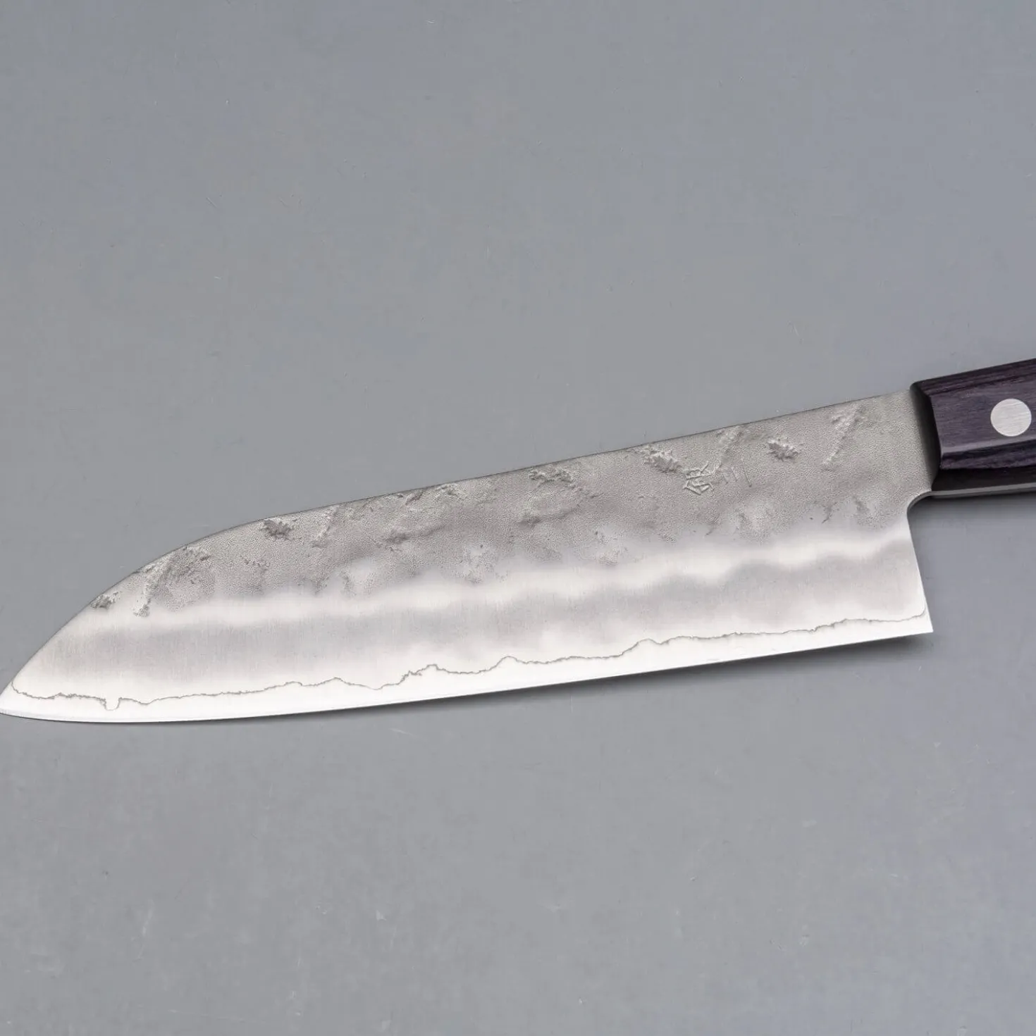 Tsunehisa Ginsan Nashiji Purple Santoku 17 cm
