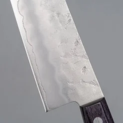 Tsunehisa Ginsan Nashiji Purple Santoku 17 cm