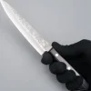 Tsunehisa Ginsan Nashiji Purple Petty 13 cm
