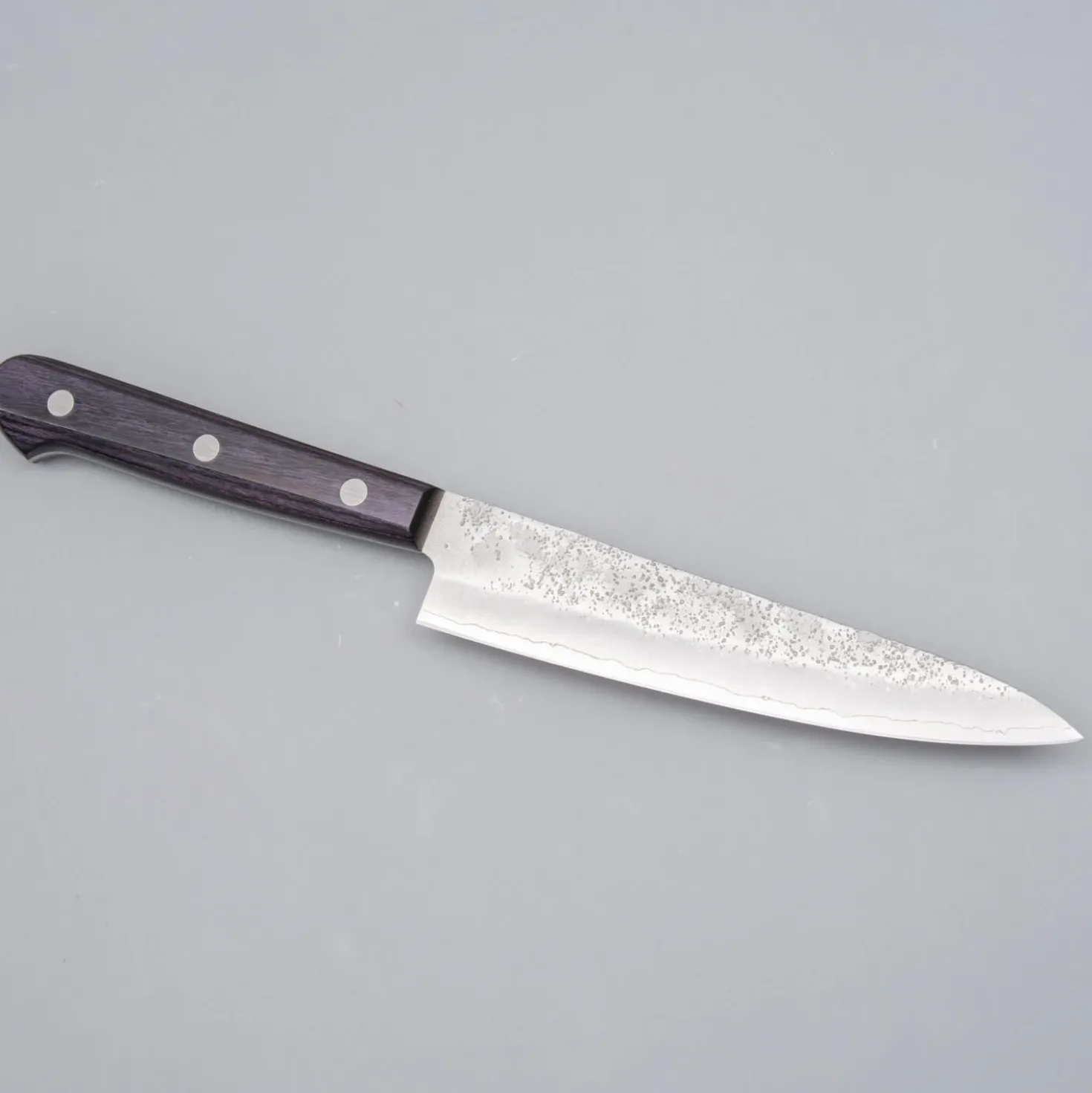 Tsunehisa Ginsan Nashiji Purple Petty 13 cm