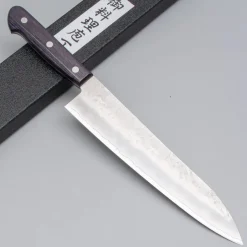 Tsunehisa Ginsan Nashiji Purple Gyuto 21 cm