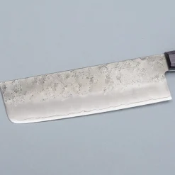 Tsunehisa Ginsan Nashiji Purple Nakiri 16.5 cm