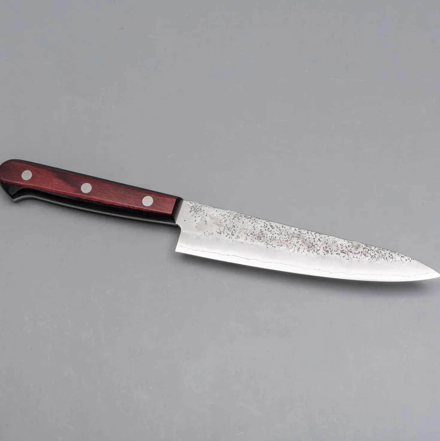 Tsunehisa Ginsan Nashiji Red Petty 13 cm