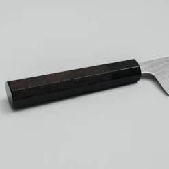 Tsunehisa Ginsan Nawame Damast Ebony Santoku 17 cm