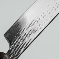Tsunehisa Ginsan Nawame Damast Ebony Petty 13.5 cm
