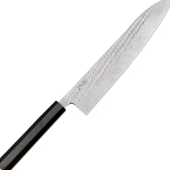 Tsunehisa Ginsan Nawame Damast Ebony Gyuto 24 cm