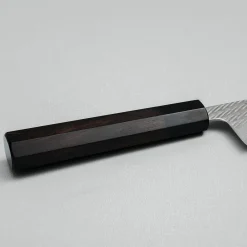 Tsunehisa Ginsan Nawame Damast Ebony Gyuto 21 cm