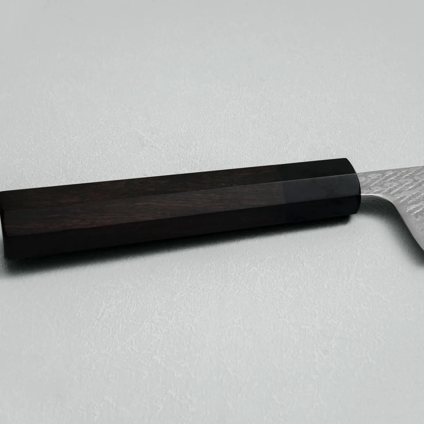 Tsunehisa Ginsan Nawame Damast Ebony Nakiri 16.5 cm