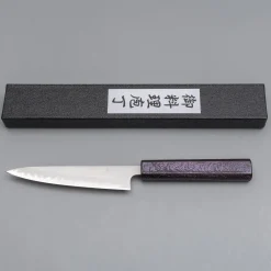 Tsunehisa Shirogami Lacquered Petty 13 cm