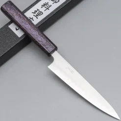 Tsunehisa Shirogami Lacquered Petty 13 cm