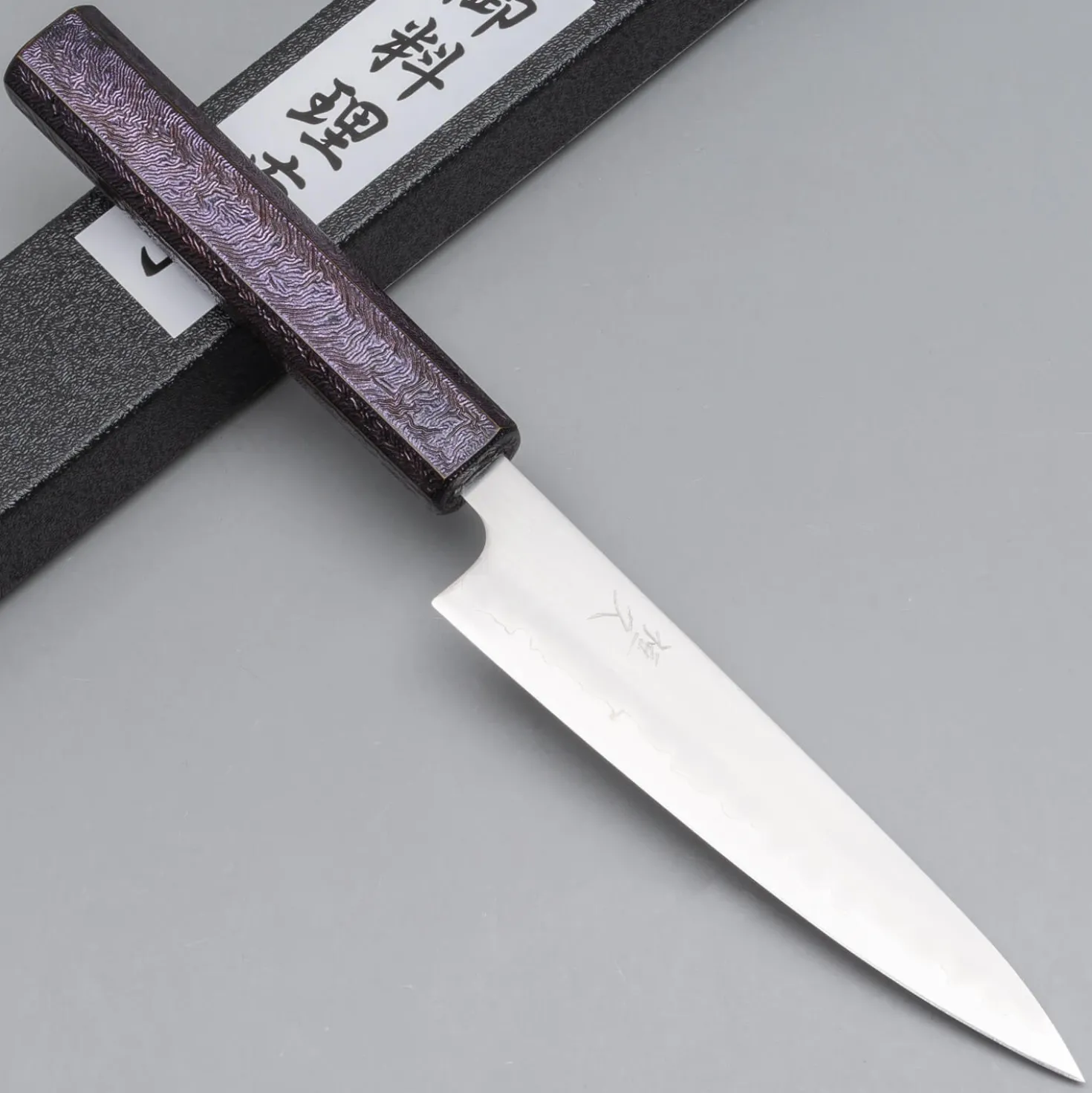Tsunehisa Shirogami Lacquered Petty 13 cm