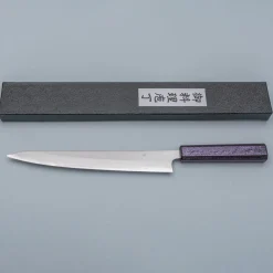 Tsunehisa Shirogami Lacquered Sujihiki 24 cm