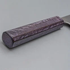 Tsunehisa Shirogami Lacquered Santoku
