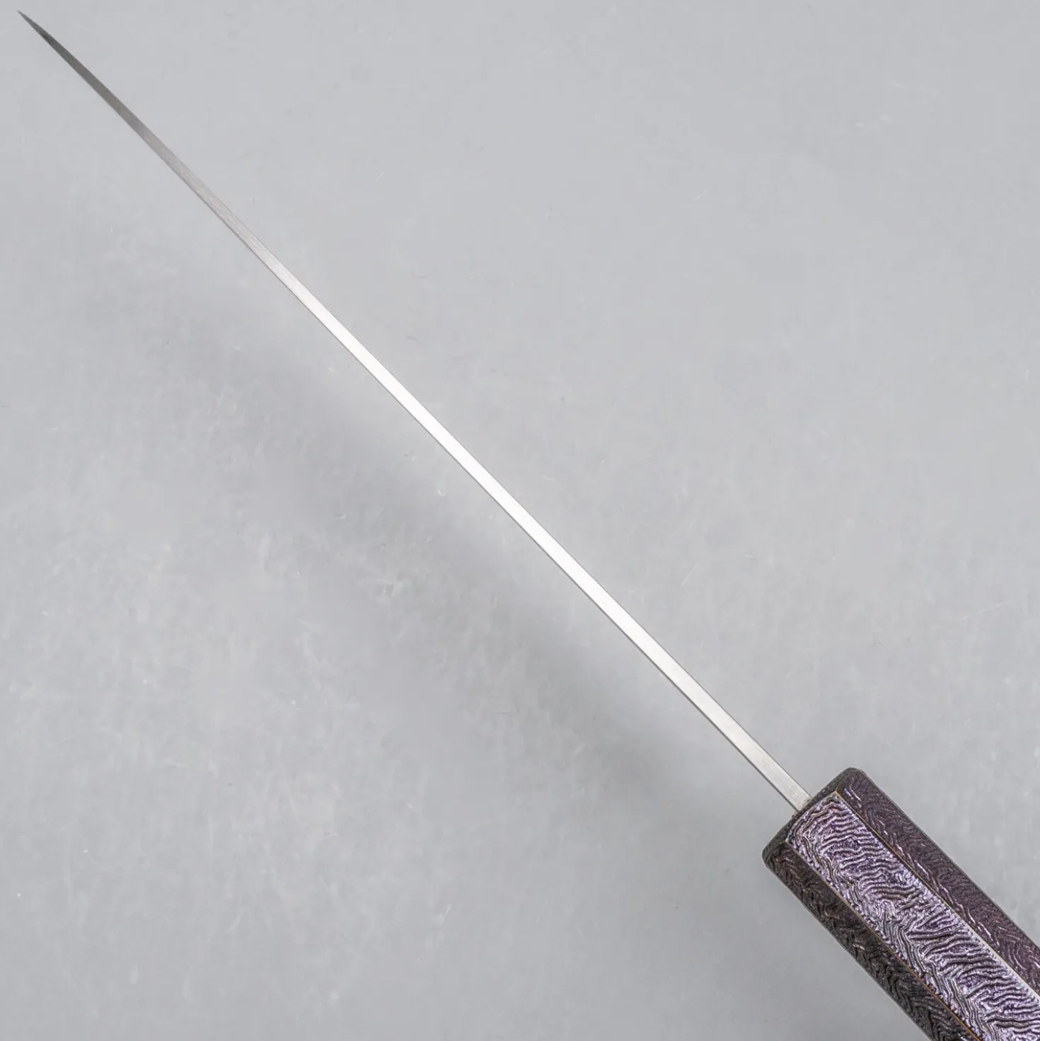 Tsunehisa Shirogami Lacquered Santoku