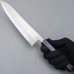 Tsunehisa Shirogami Lacquered Gyuto 21 cm