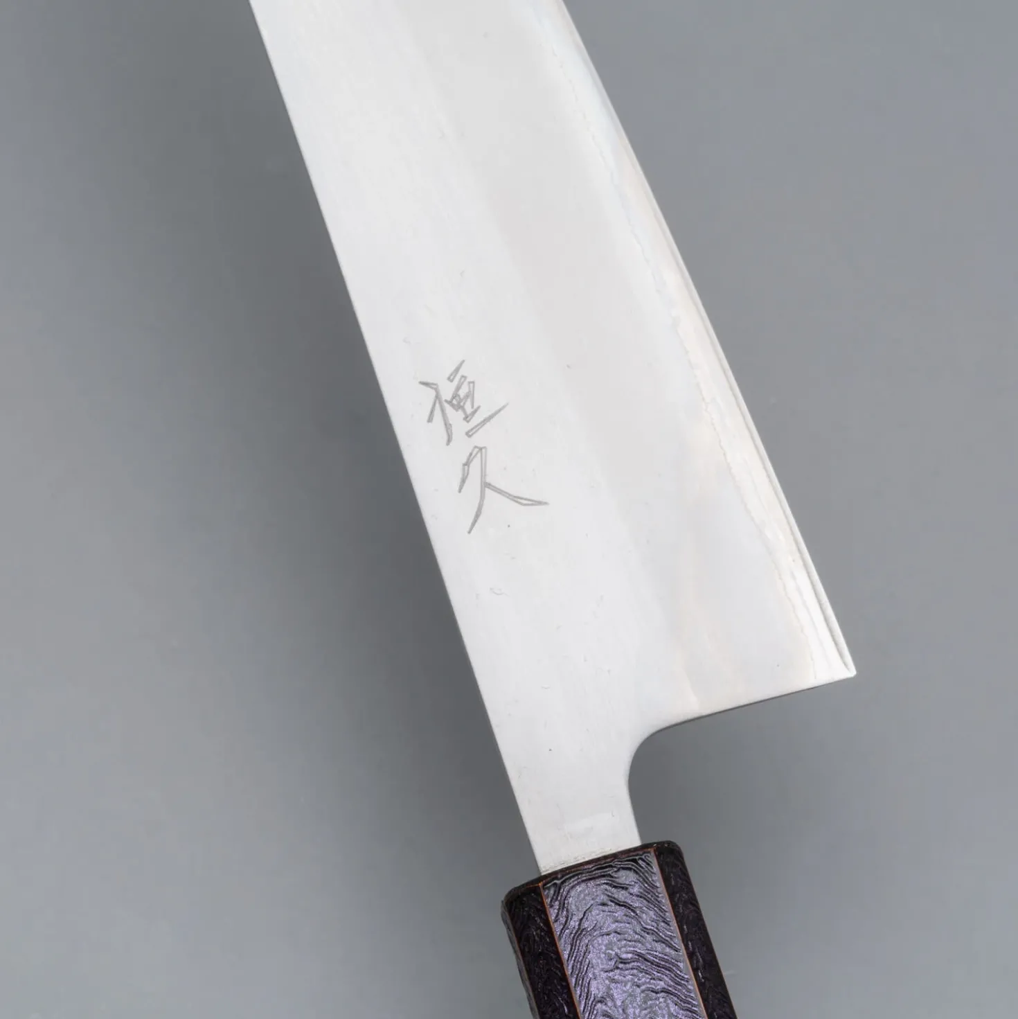 Tsunehisa Shirogami Lacquered Gyuto 21 cm