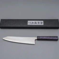 Tsunehisa Shirogami Lacquered Gyuto 21 cm