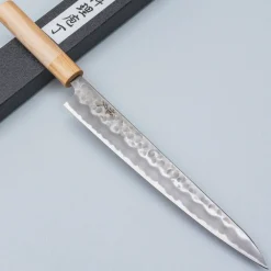 Tsunehisa Shirogami Tsuchime Migaki Sujihiki 24 cm