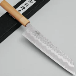 Tsunehisa Shirogami Tsuchime Migaki Kiritsuke 21 cm