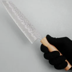 Tsunehisa Shirogami Tsuchime Migaki Kiritsuke 21 cm