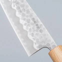 Tsunehisa Shirogami Tsuchime Migaki Santoku 16.5 cm