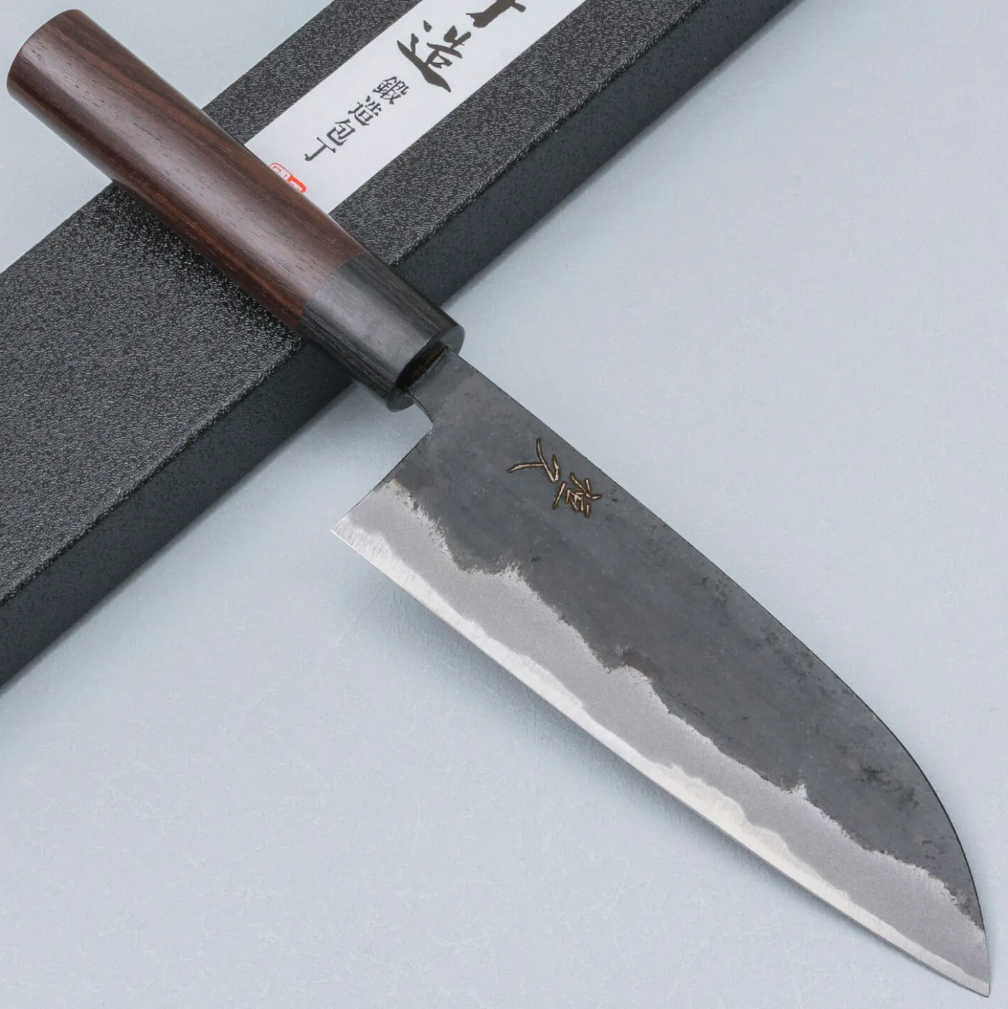 Tsunehisa Tosa Shirogami Kurouchi Santoku 16.5 cm