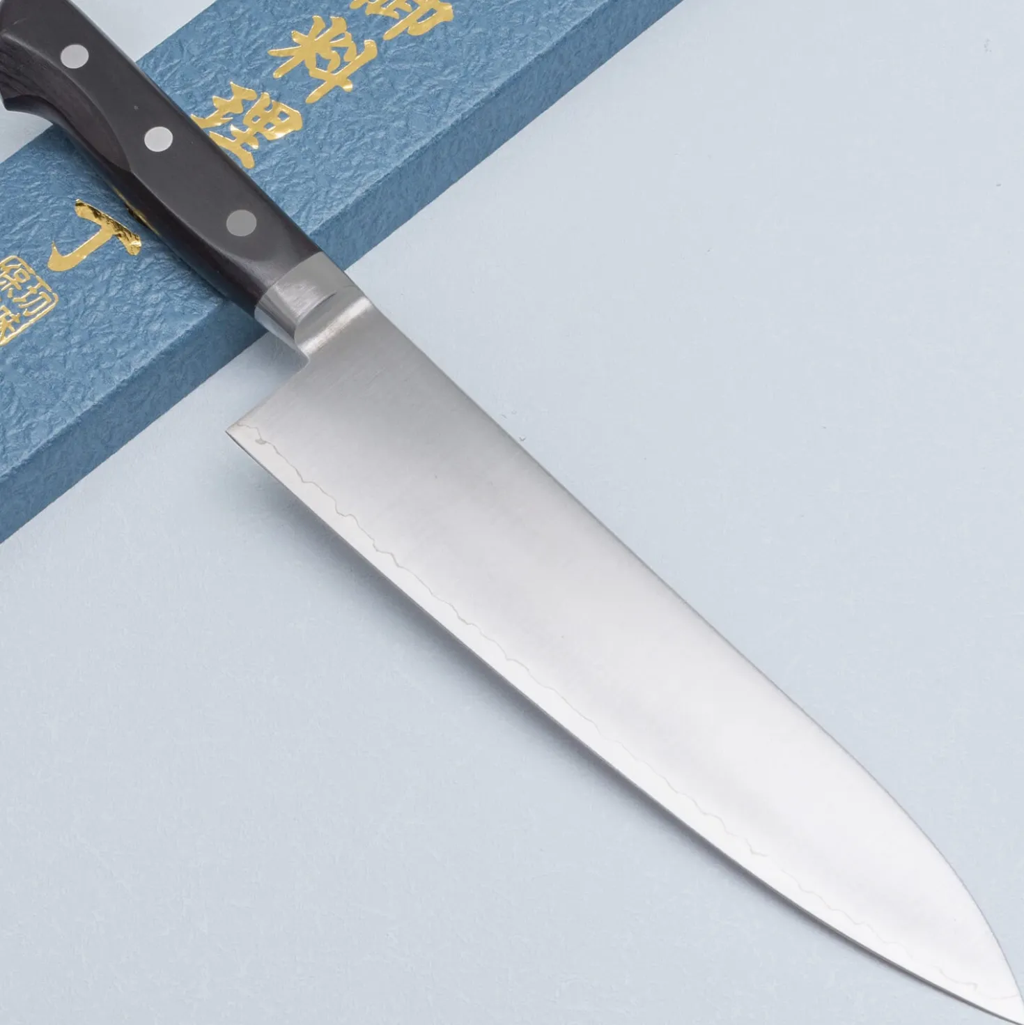 Tsunehisa VG-1 Migaki Yo Black Gyuto 21 cm
