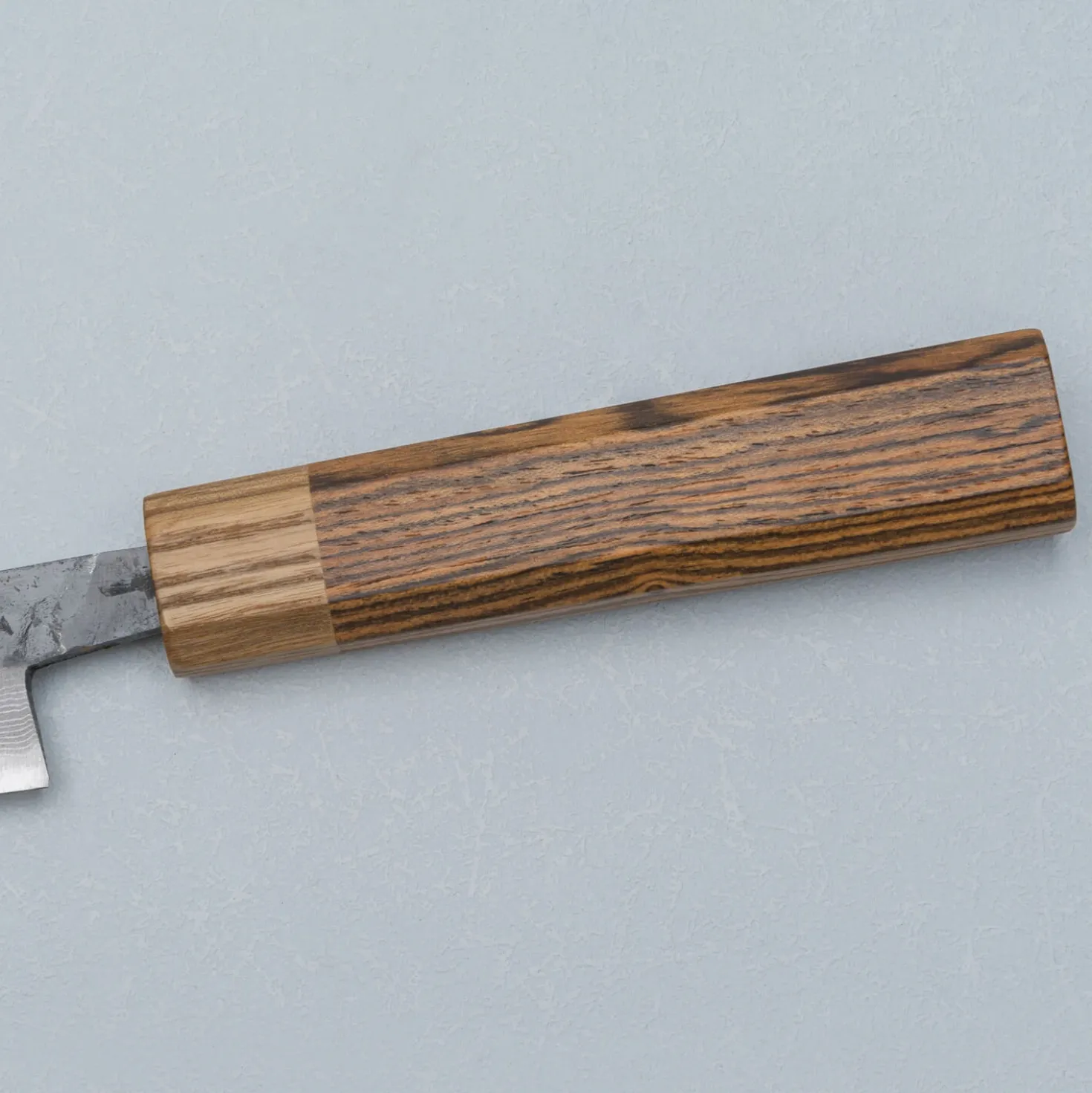 Tsutomu Kajiwara Damascus Bocote Petty 13 cm
