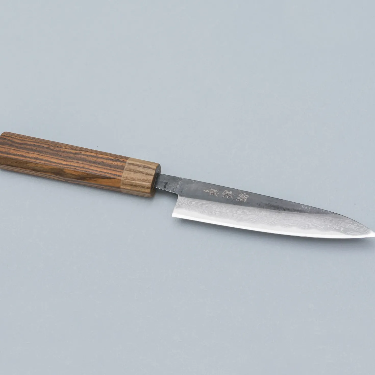 Tsutomu Kajiwara Damascus Bocote Petty 13 cm