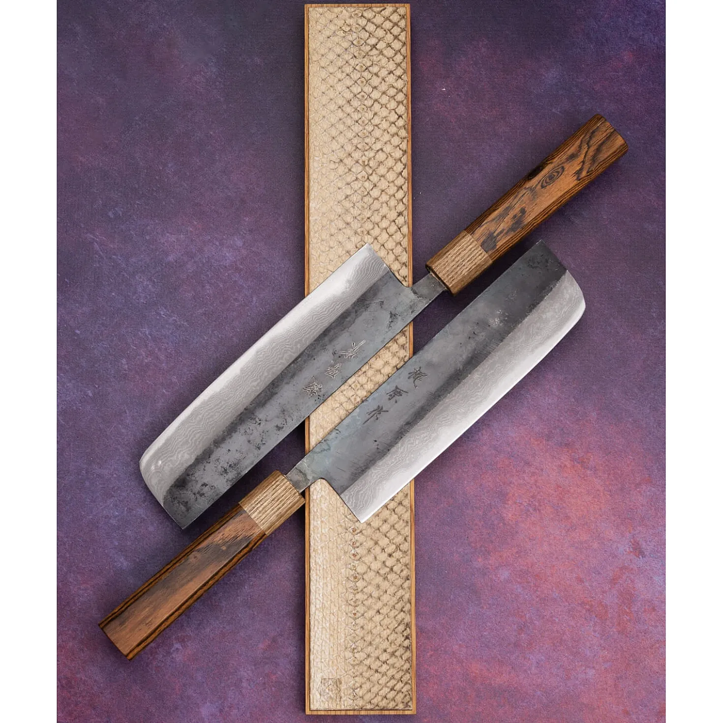 Tsutomu Kajiwara Damascus Kiritsuke 21 cm
