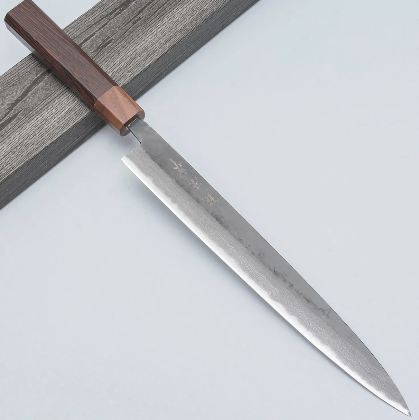 Tsutomu Kajiwara Damascus Sujihiki 27 cm