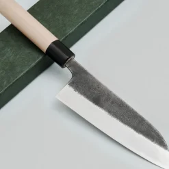 Wakui Machi Kurouchi V2 Santoku 16.5 cm