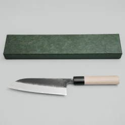 Wakui Machi Kurouchi V2 Santoku 16.5 cm