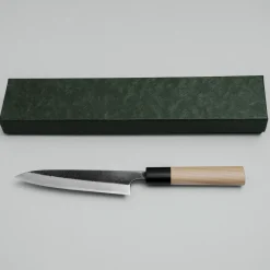 Wakui Shirogami #2 Kurouchi Petty 13.5 cm