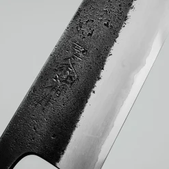 Wakui Shirogami #2 Kurouchi Santoku 15 cm