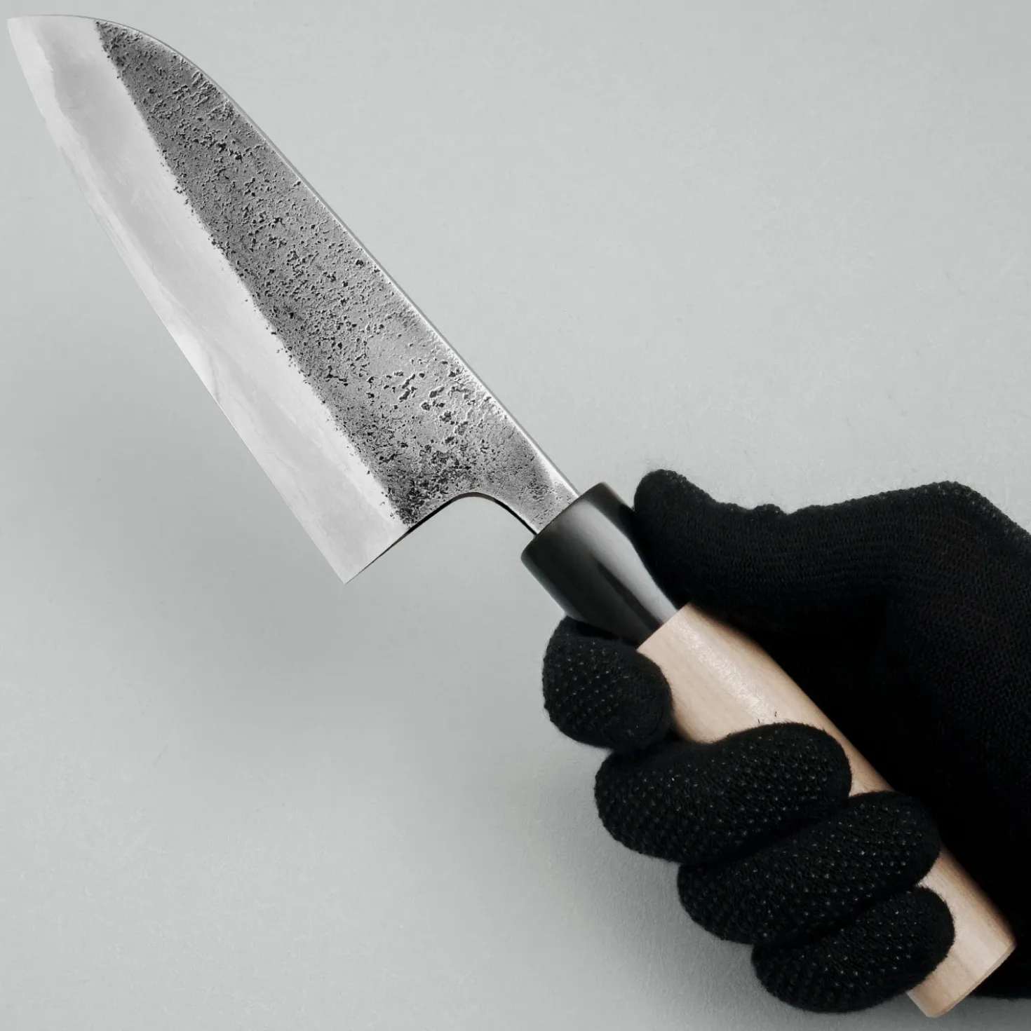 Wakui Shirogami #2 Kurouchi Santoku 15 cm