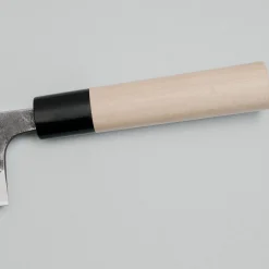 Wakui Shirogami #2 Tsuchime Kurouchi Santoku 16.5 cm