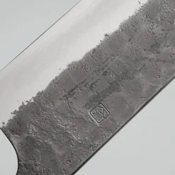 Wakui Shirogami #2 Tsuchime Kurouchi Santoku 16.5 cm