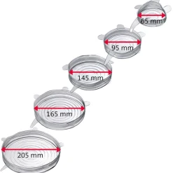 Westmark Silicone Afsluitdeksels (5 stuks)