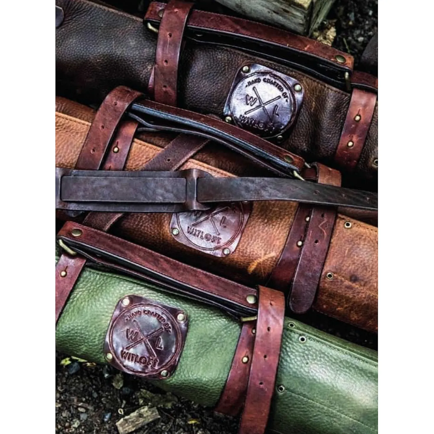 Witloft Leren Messenmap Cognac 9 vaks