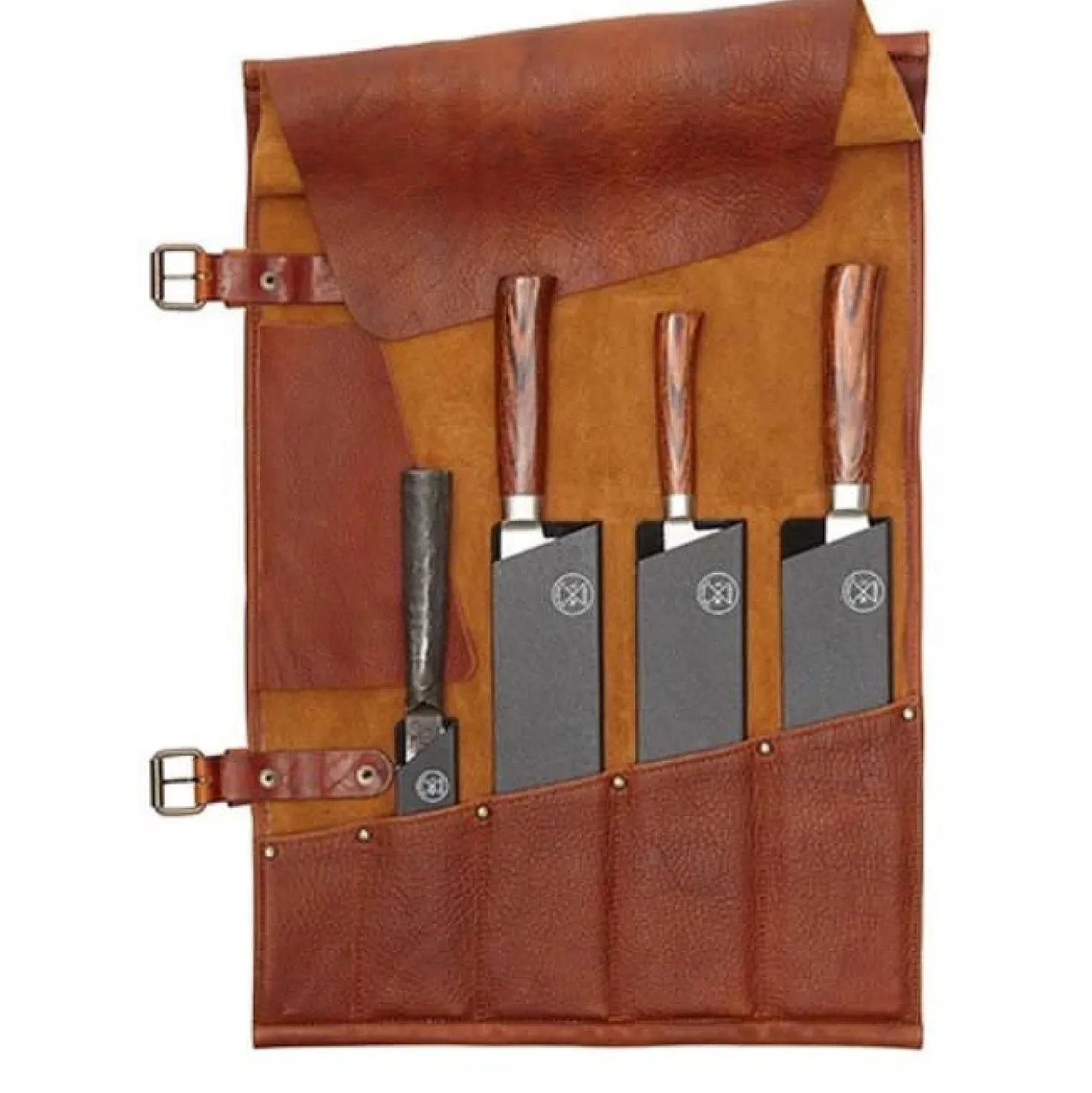 Witloft Leren Messenmap Cognac 5 Vaks