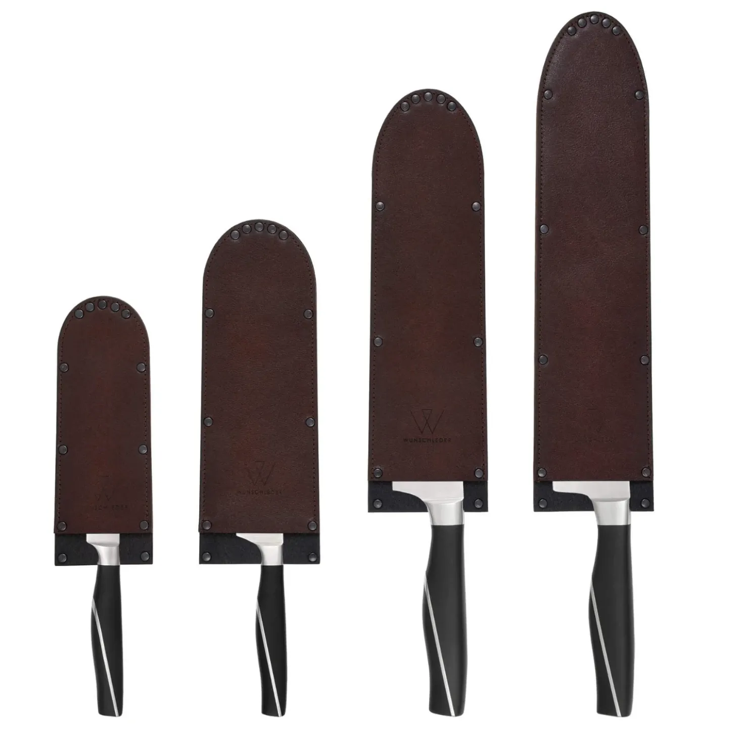 Wunschleder Mesbeschermer Rundleer Bruin Met Kevlar 25 cm