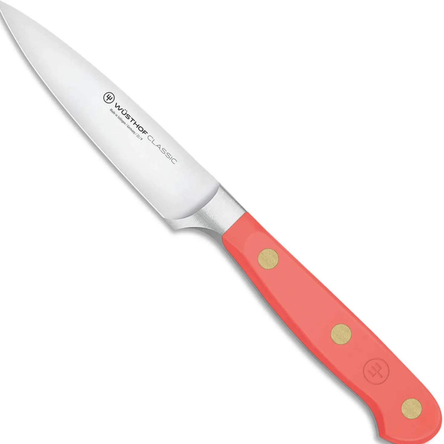 Wusthof Classic Colour Coral Peach Groentemes 9 cm