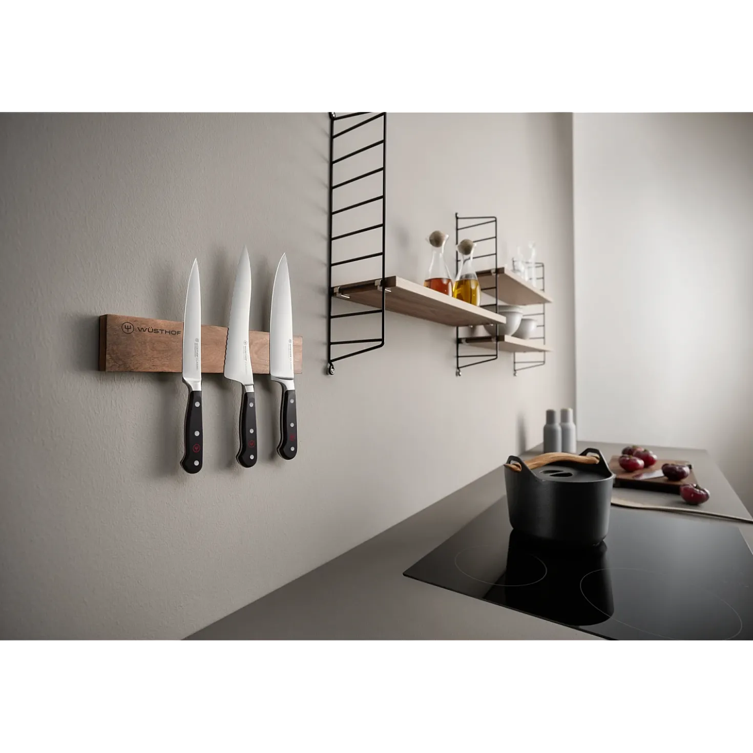 Wusthof Magneetstrip 30 cm Walnoothout